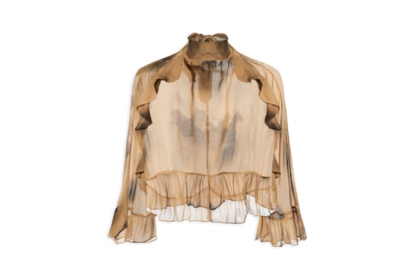 Blusa Feminina Estampada - Bege