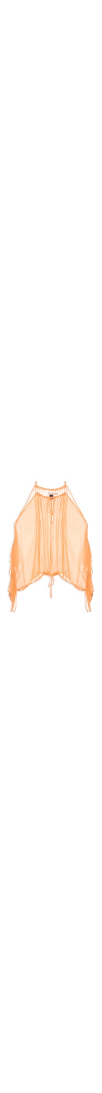 Blusa Feminina Estampada - Laranja