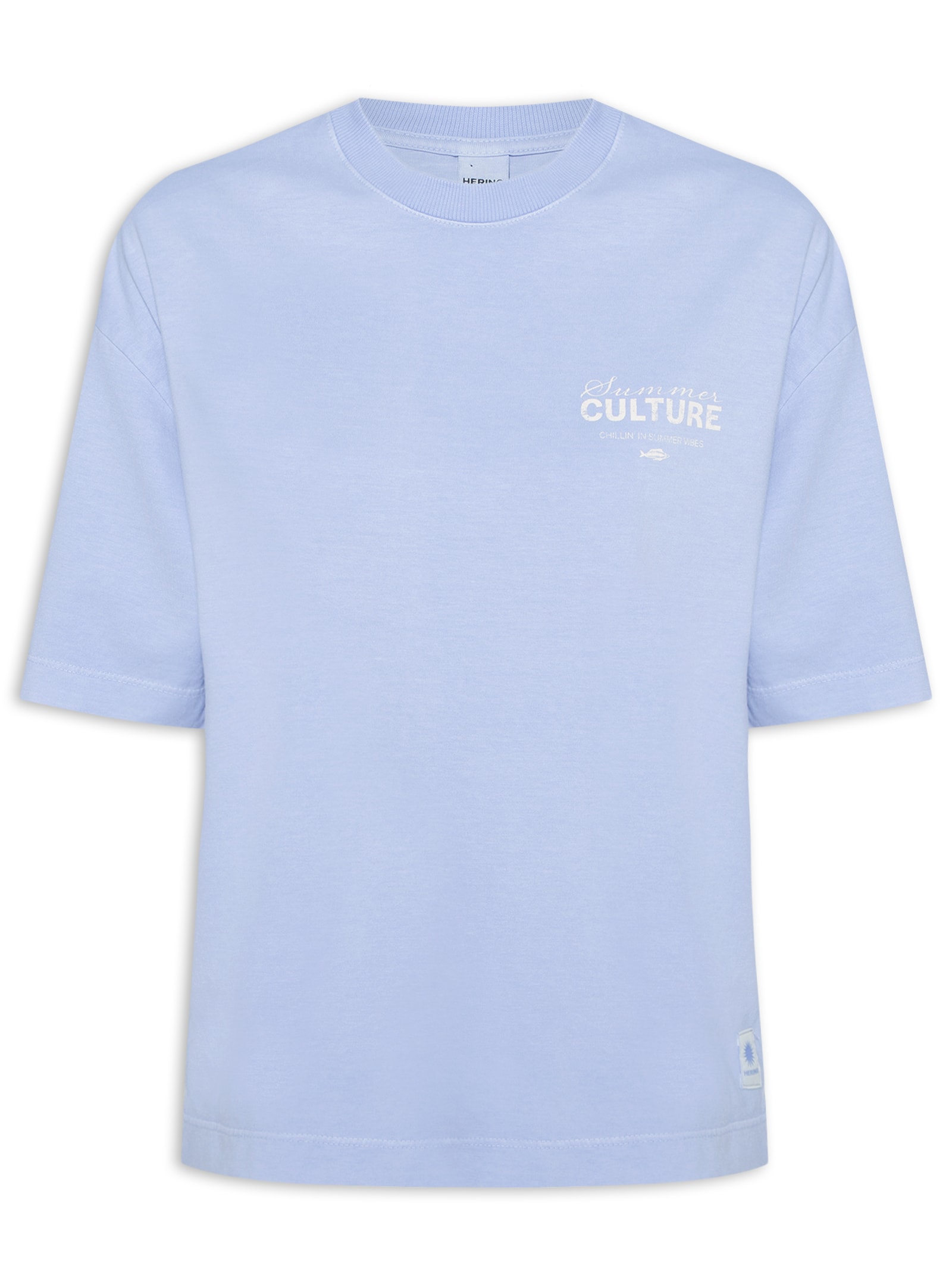 Hering Blusa Feminina Estampada Oversized Super Cotton Lilás