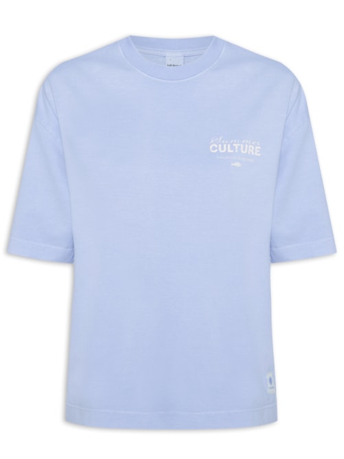 Blusa Feminina Estampada Oversized Super Cotton – Lilás