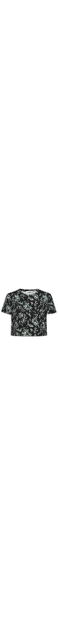 Blusa Feminina Estampada - Preto