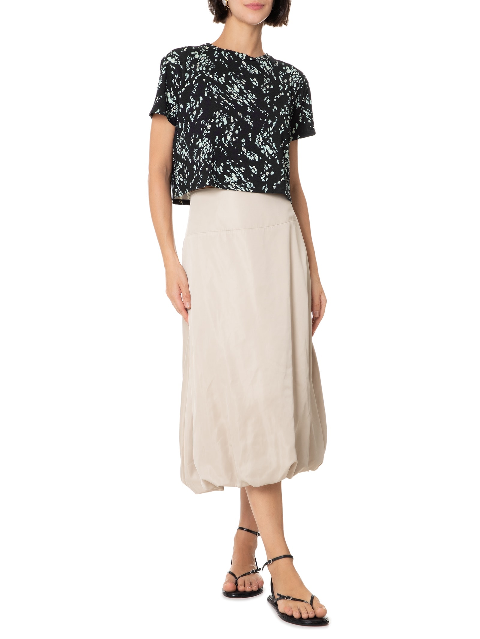 Blusa Feminina Estampada Preto Lez A Lez