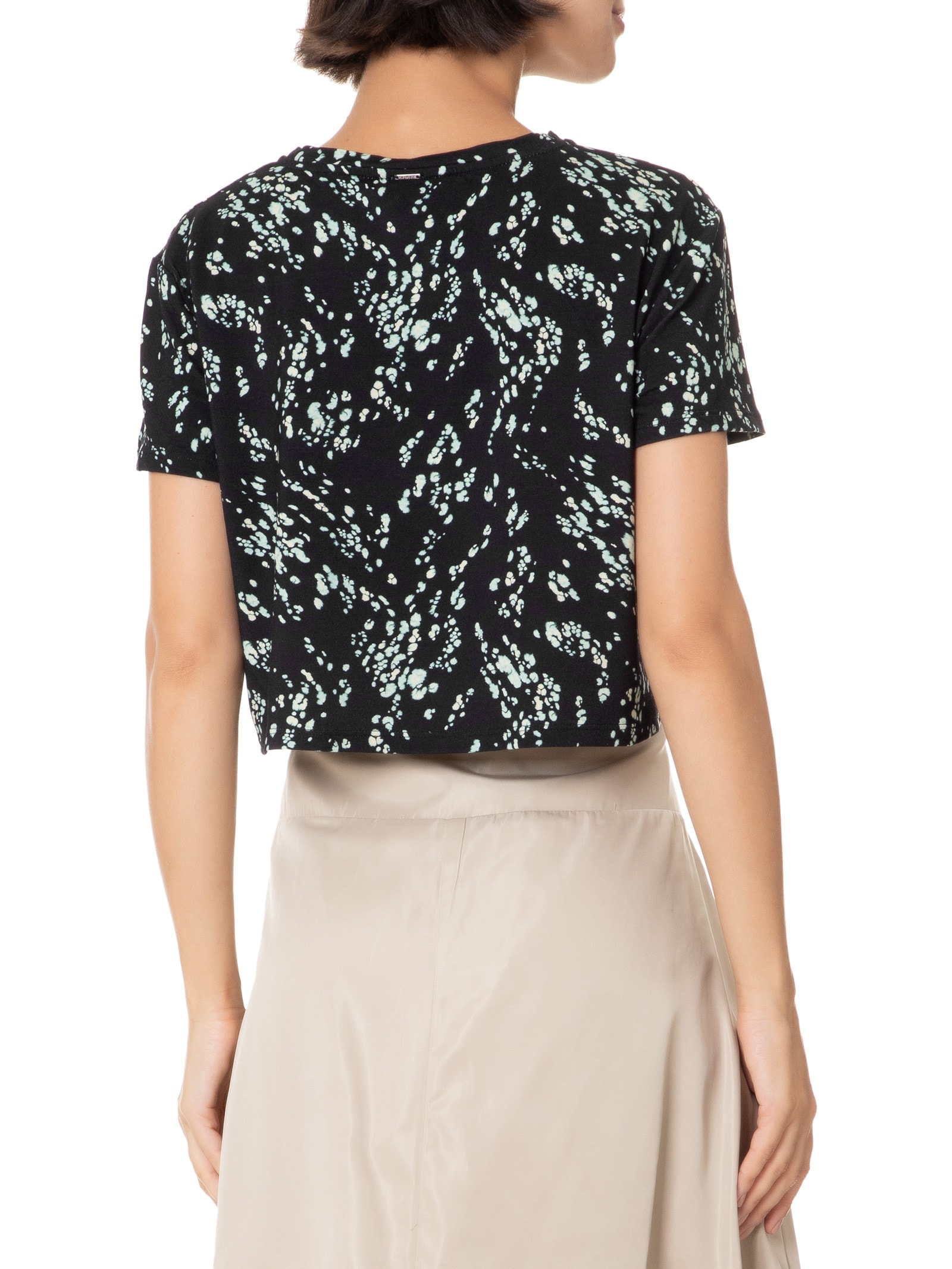 Blusa Feminina Estampada Preto Lez A Lez