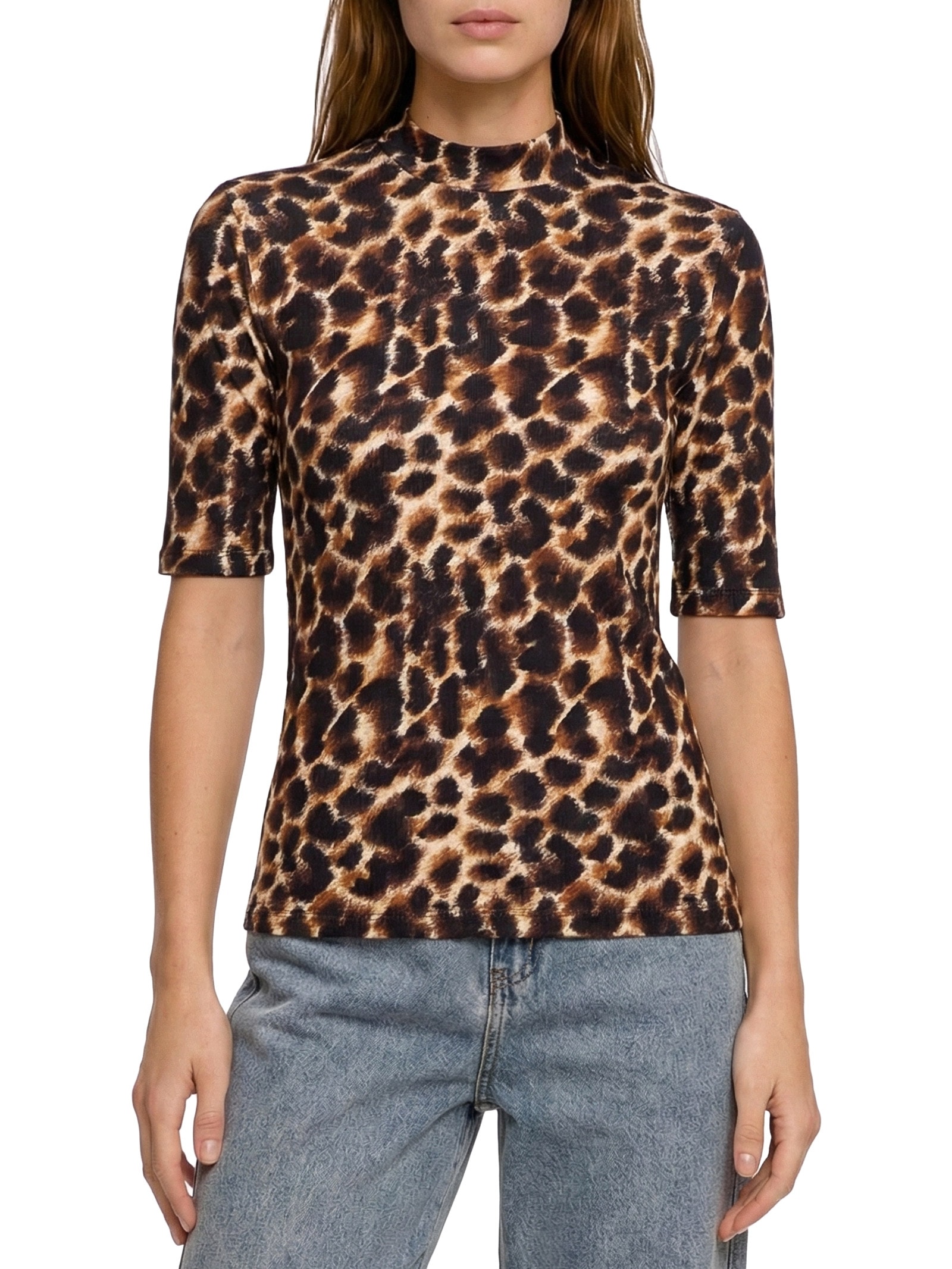 Blusa Feminina Estampada Preto Colcci