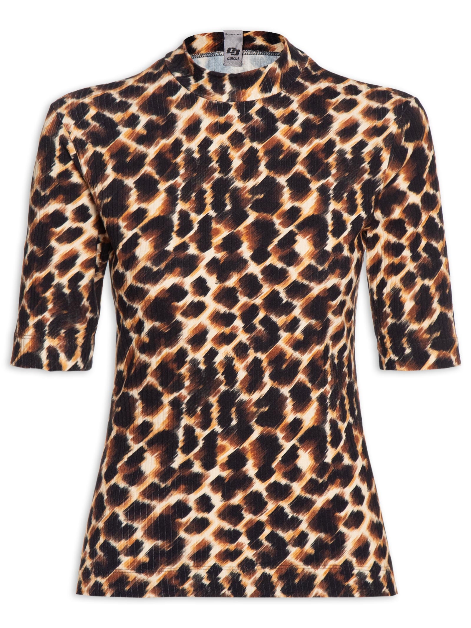 Blusa Feminina Estampada Preto Colcci