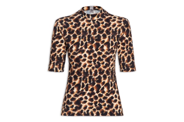 Blusa Feminina Estampada - Preto