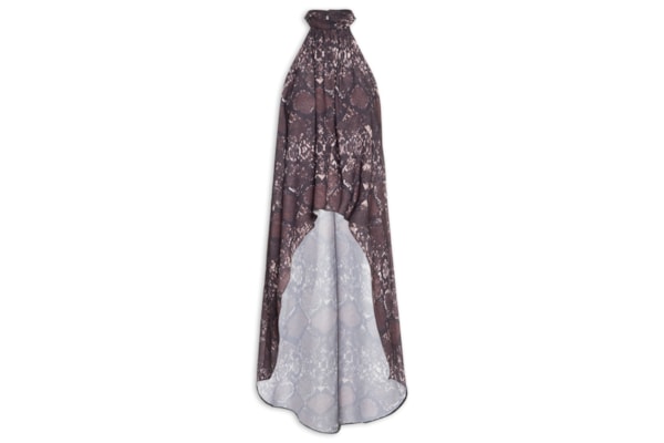 Blusa Feminina Estampada Sem Manga Com Assimetria – Animal Print