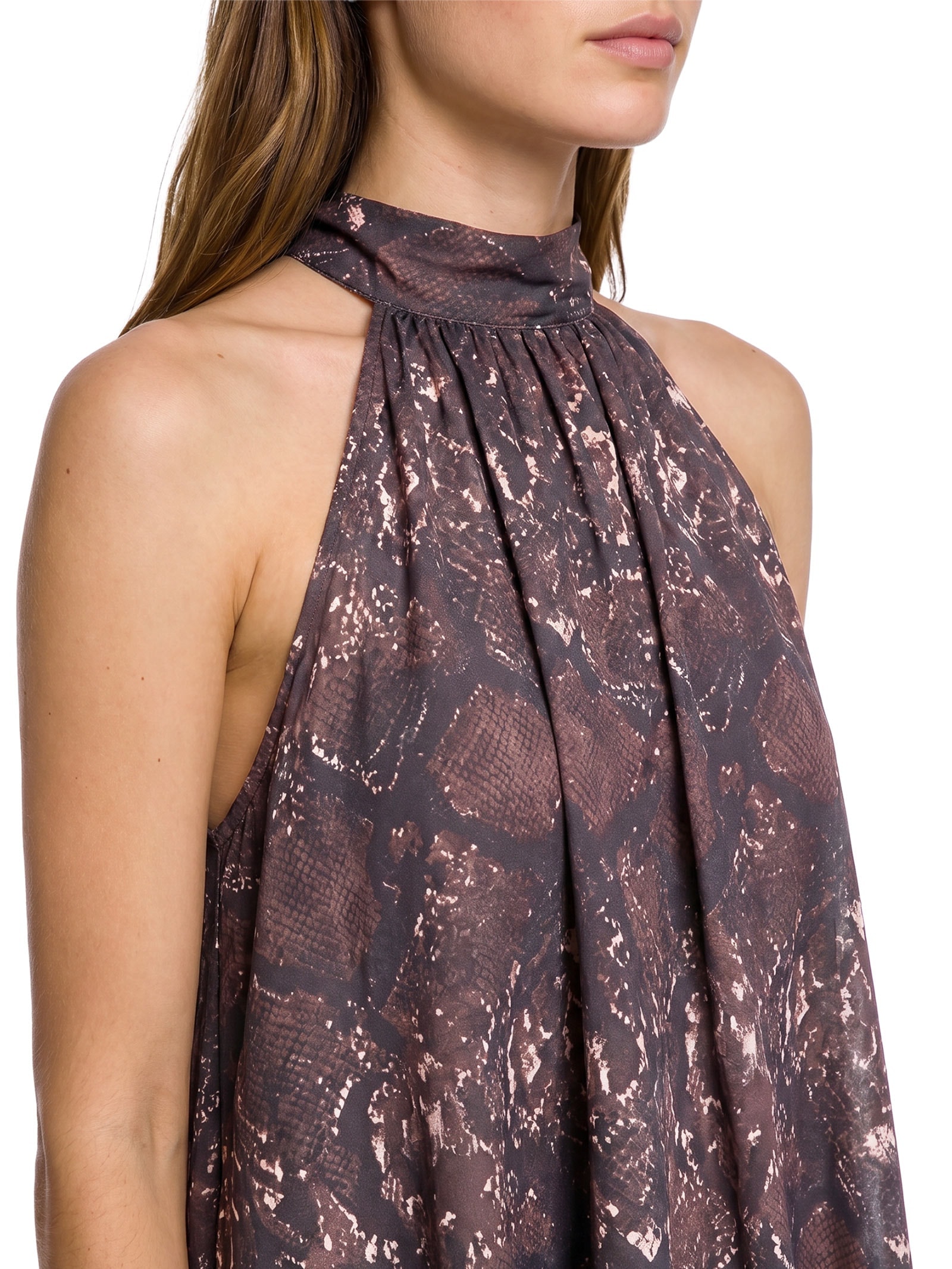 Blusa Feminina Estampada Sem Manga Com Assimetria – Animal Print My Favorite