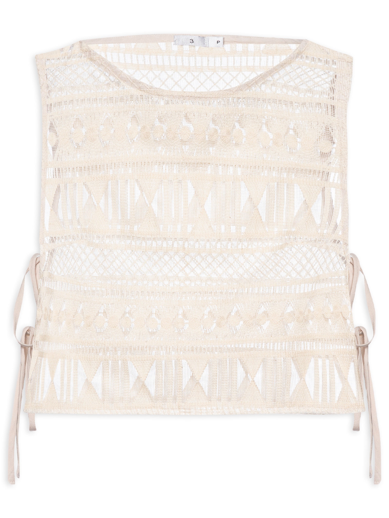 Blusa Feminina Etno Viv Bege Loja 3