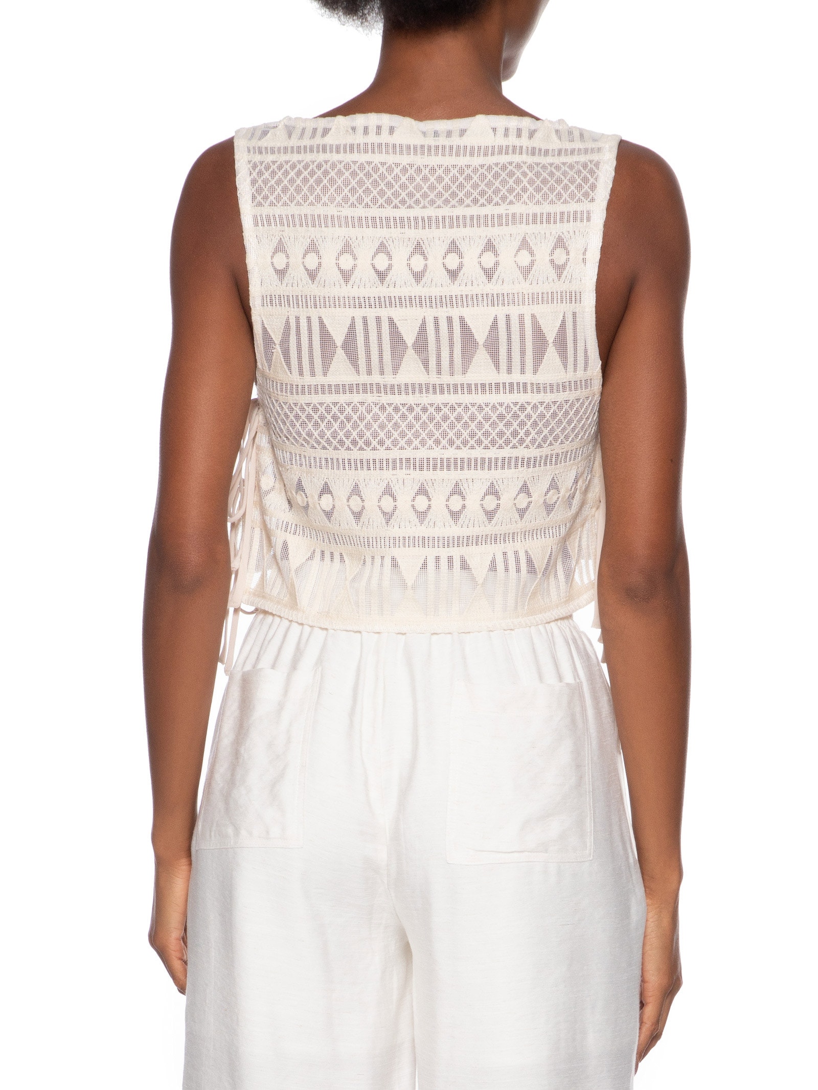 Blusa Feminina Etno Viv Bege Loja 3