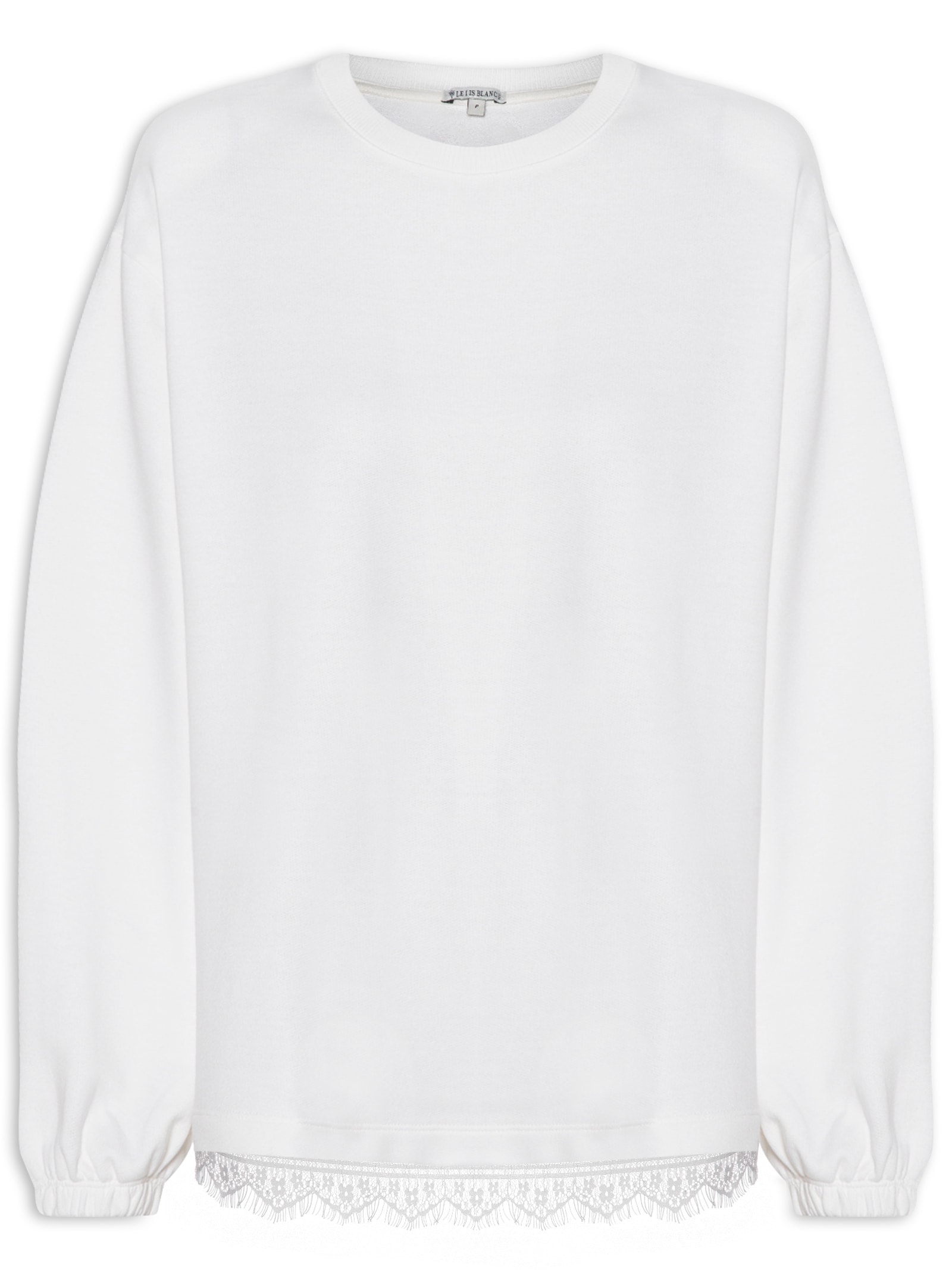 Blusa Feminina Favi Manga Longa Branco Le Lis