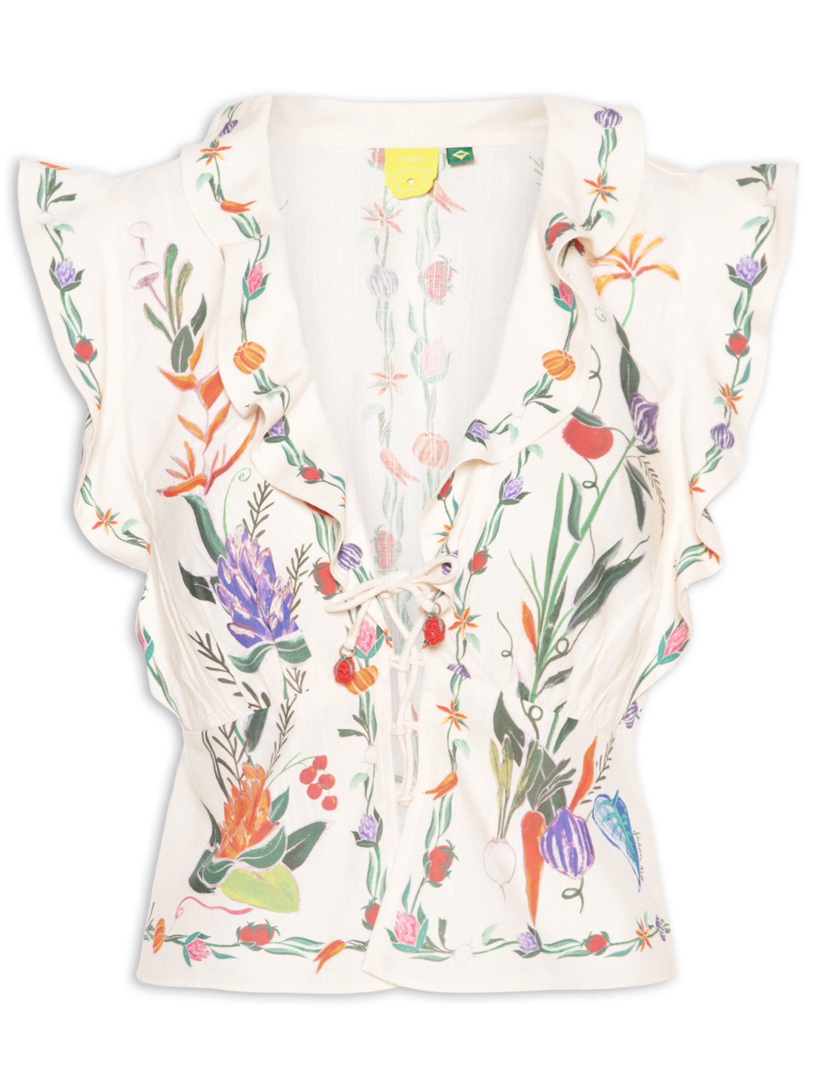 Blusa Feminina Feira De Legumes Off White Farm
