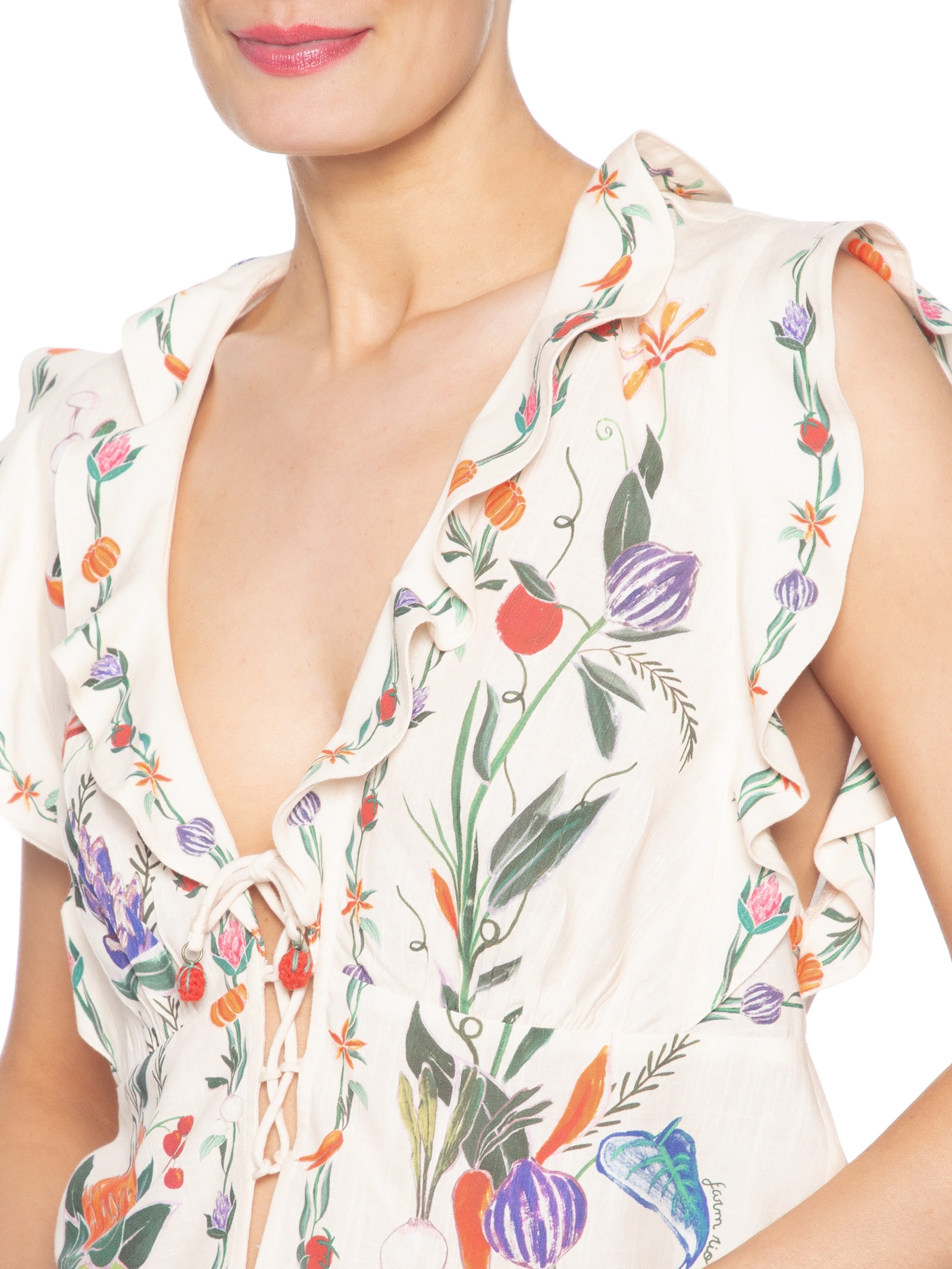 Blusa Feminina Feira De Legumes Off White Farm