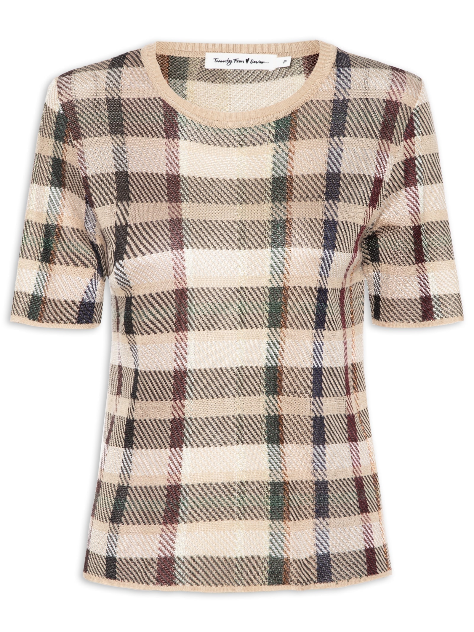 Blusa Feminina Felipa Bege Twenty Four Seven