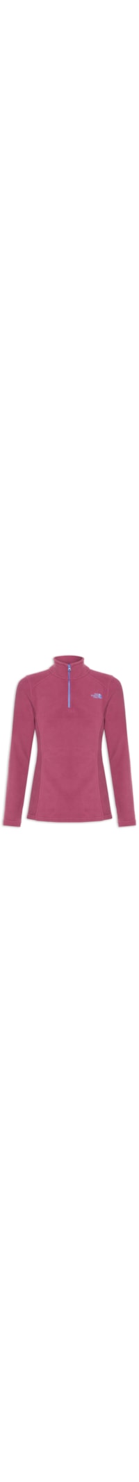 Blusa Feminina Fleece Glacier 1/4 Zip - Roxo