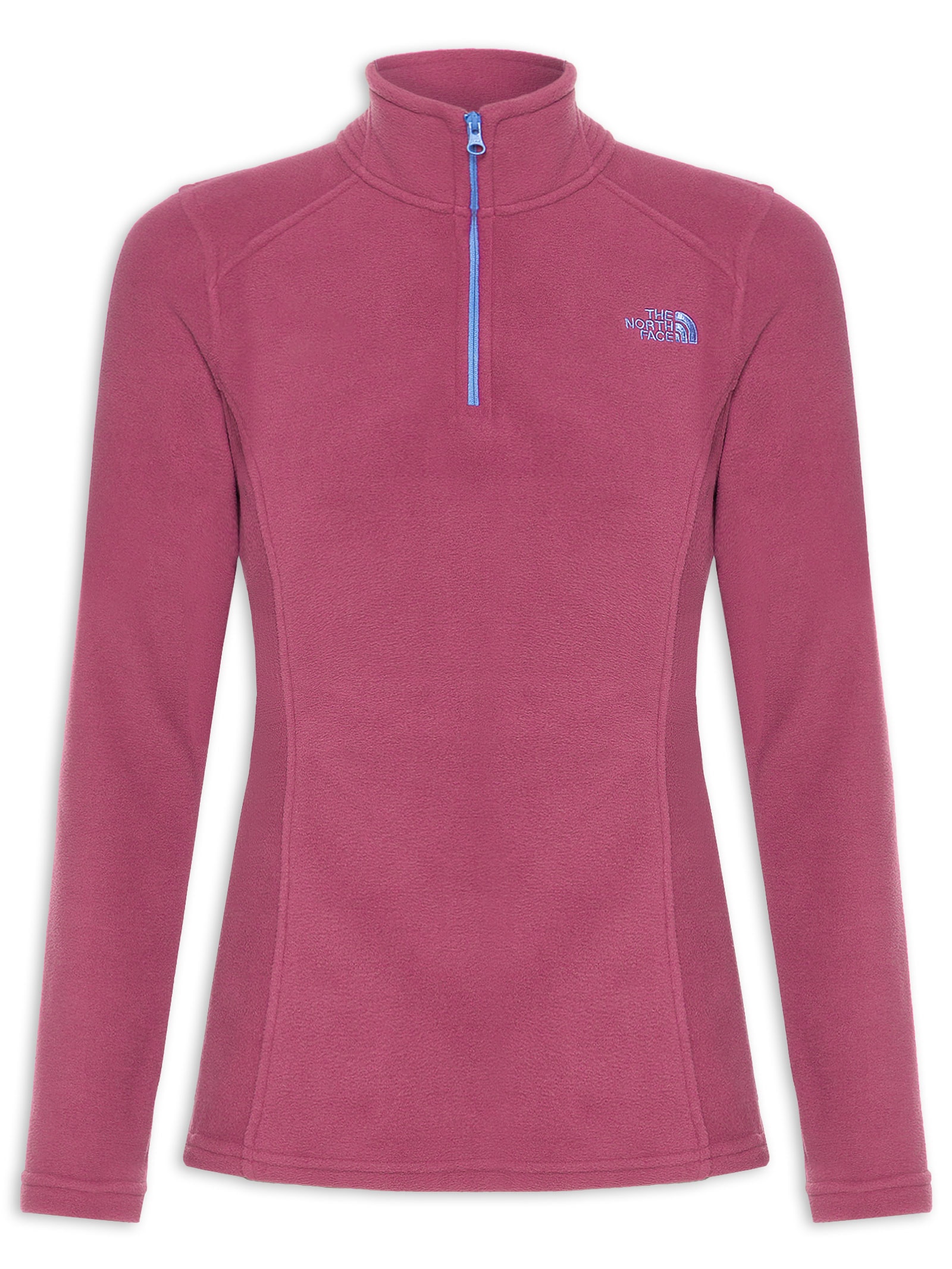 Blusa Feminina Fleece Glacier 1/4 Zip Roxo The North Face