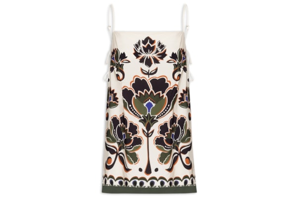 Blusa Feminina Floral Arabesque - Bege