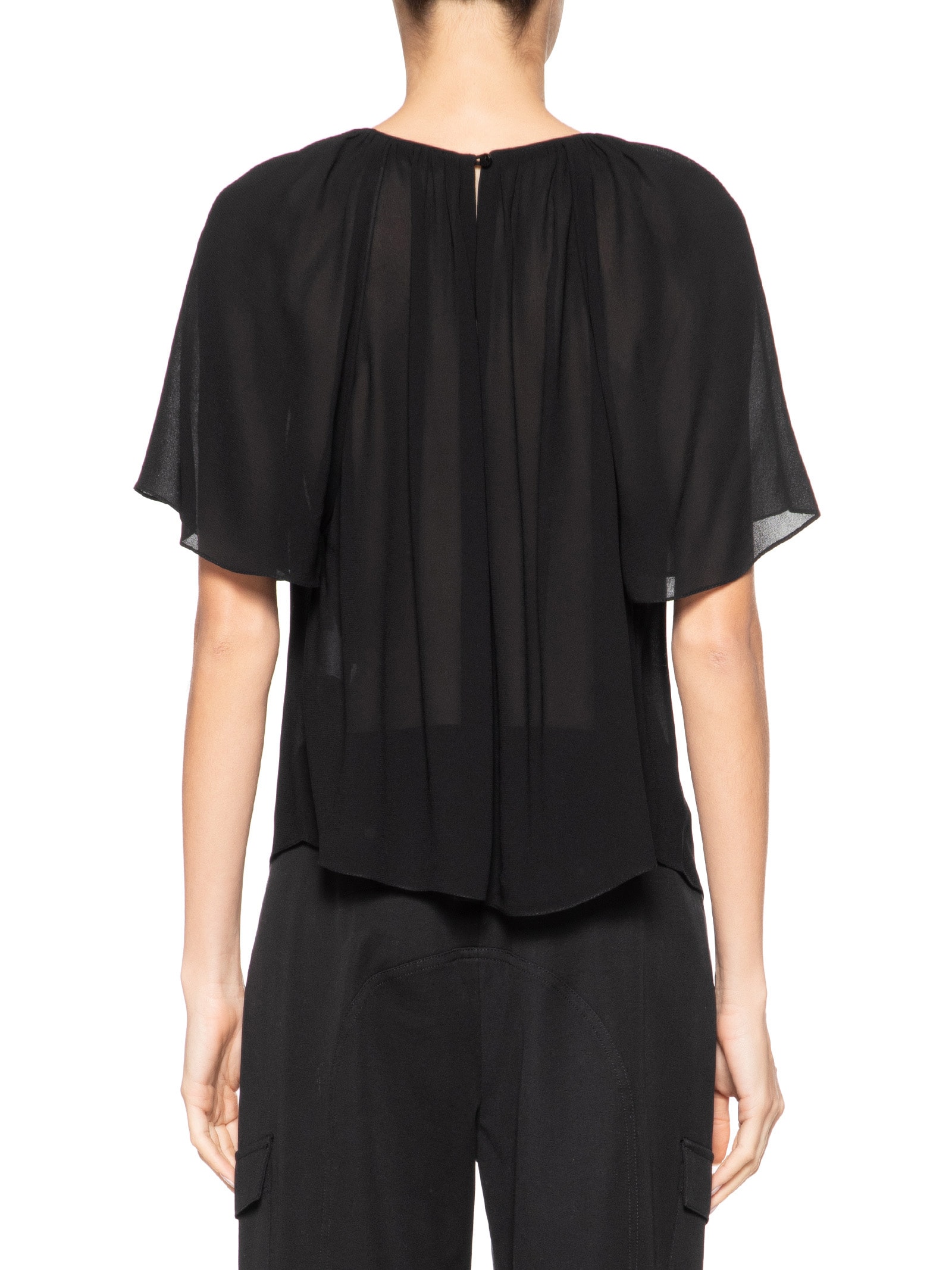 Blusa Feminina Franzida Vivos Preto Animale
