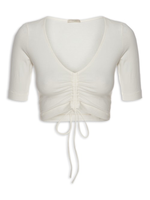 Blusa Feminina Franzidos – Off White