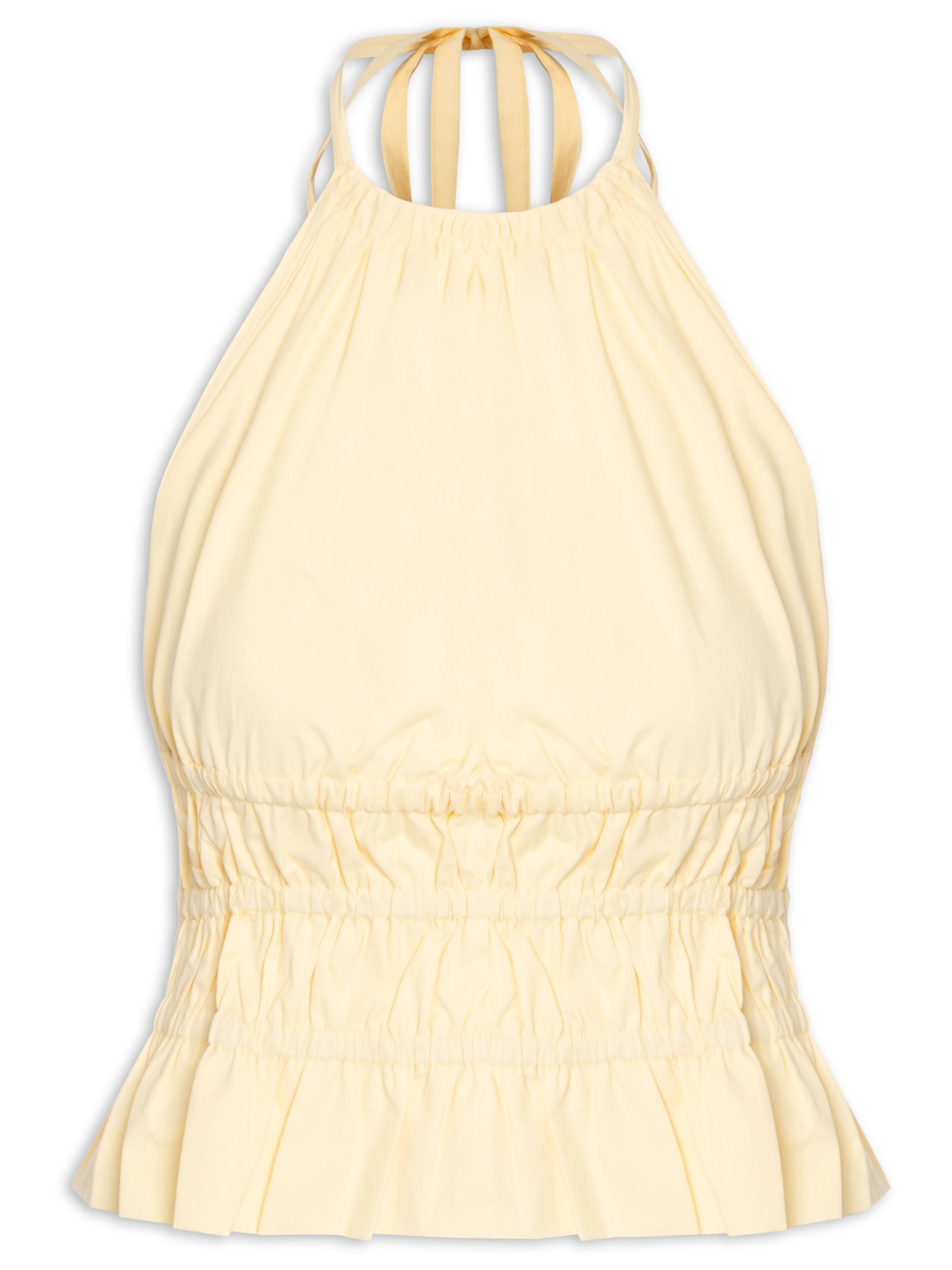 Blusa Feminina Frente Única Amarelo Market 33