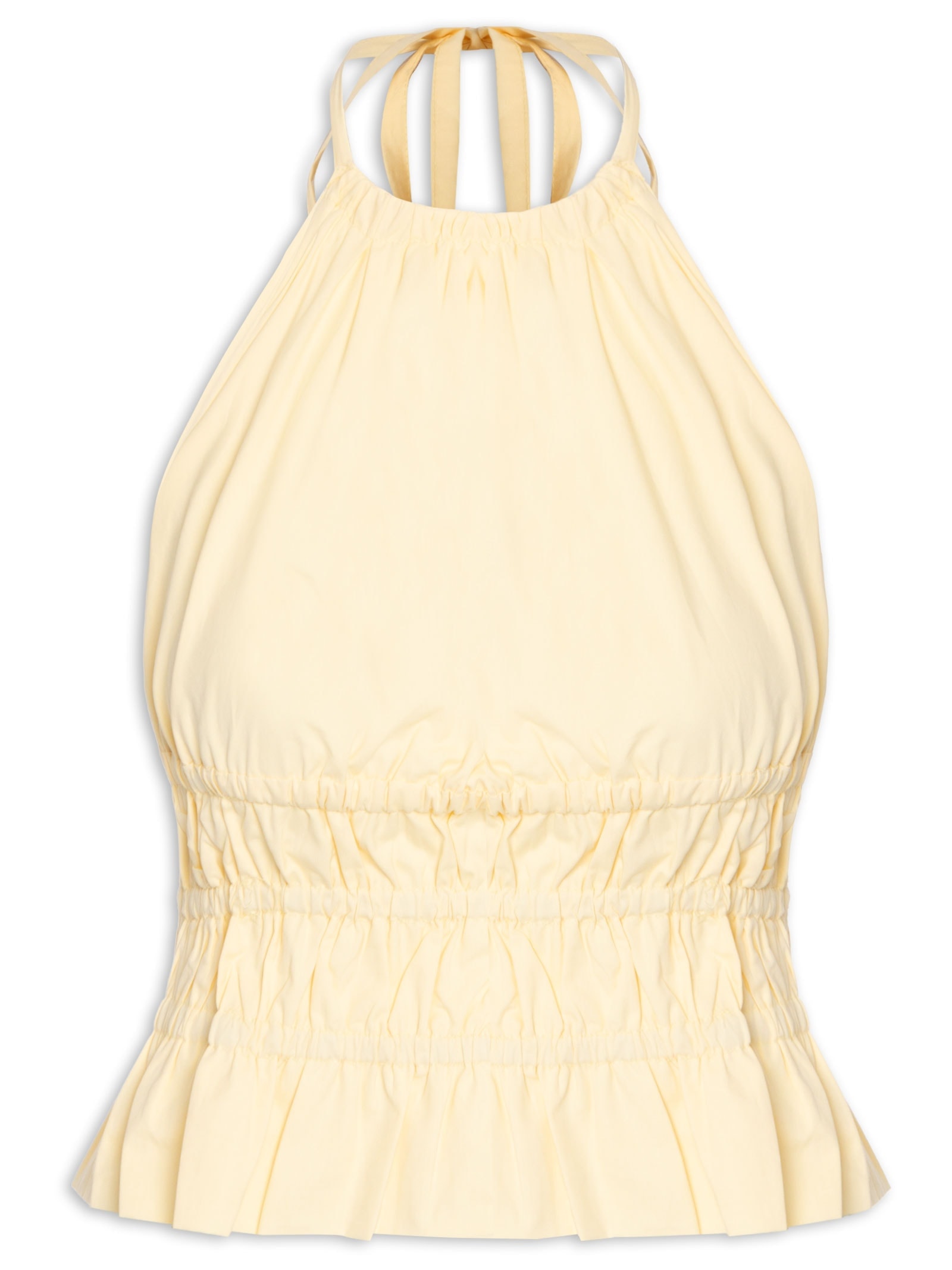 Blusa Feminina Frente Única Amarelo Market 33