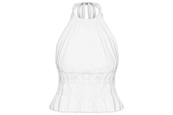 Blusa Feminina Frente Única - Branco