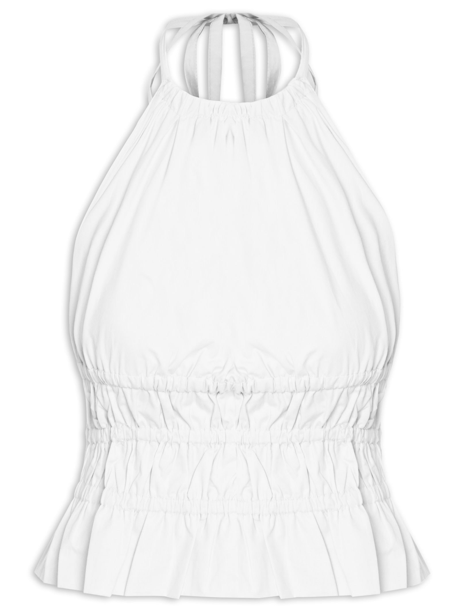 Blusa Feminina Frente Única Branco Market 33