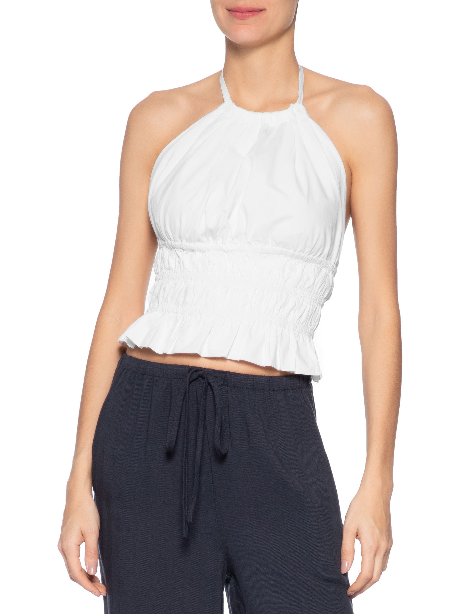 Blusa Feminina Frente Única Branco Market 33