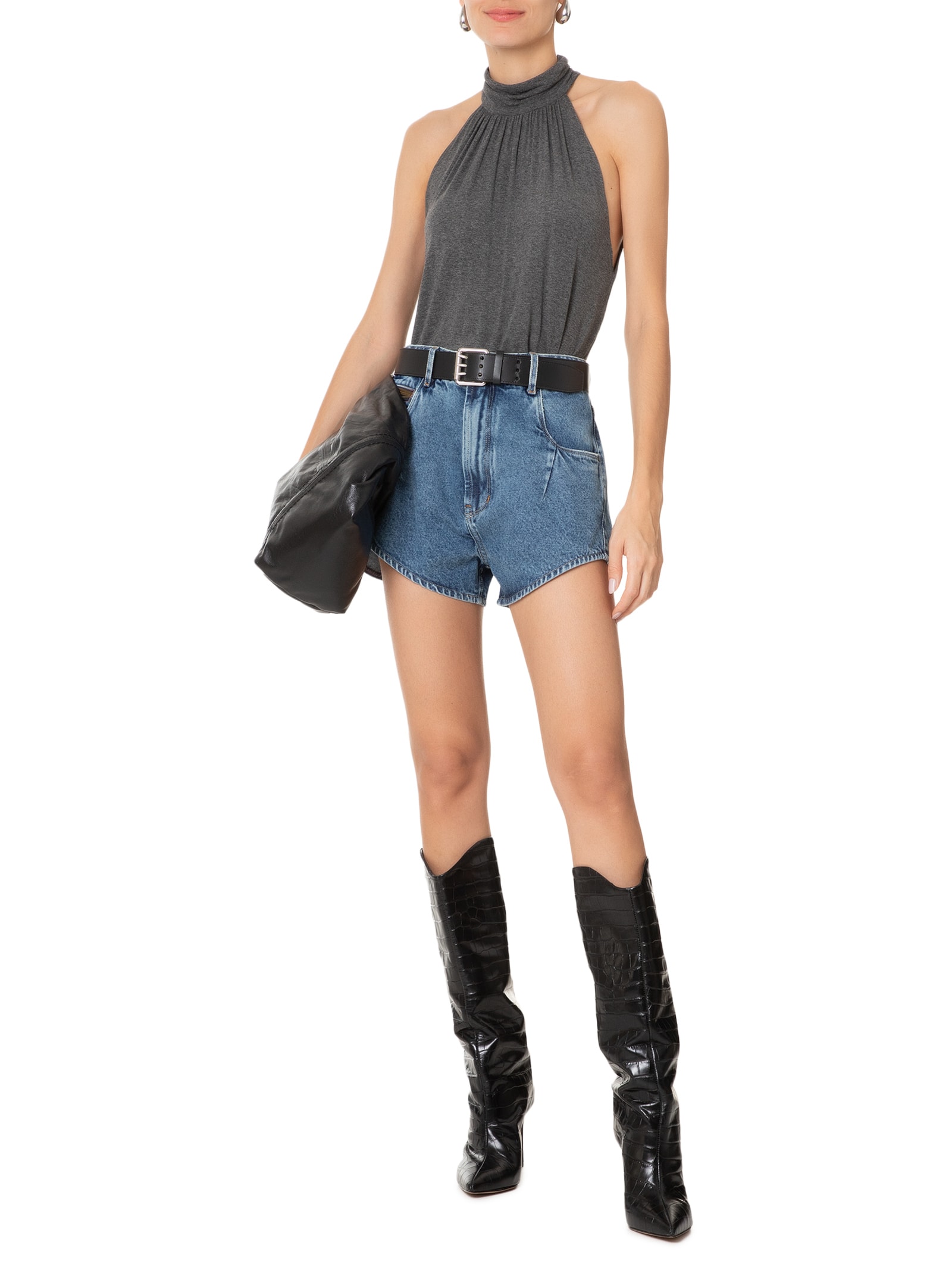 Blusa Feminina Frente Única Cinza Animale