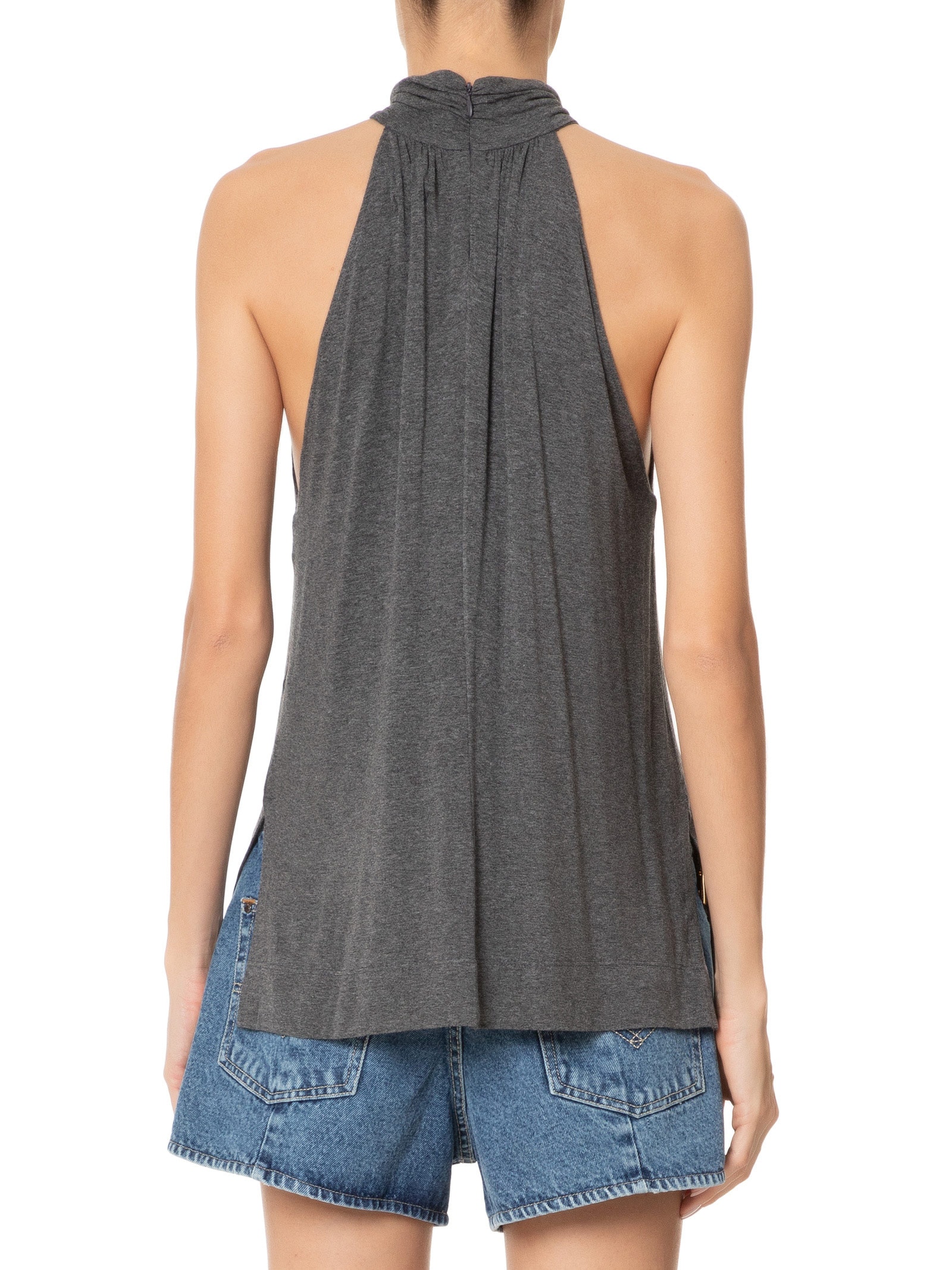 Blusa Feminina Frente Única Cinza Animale