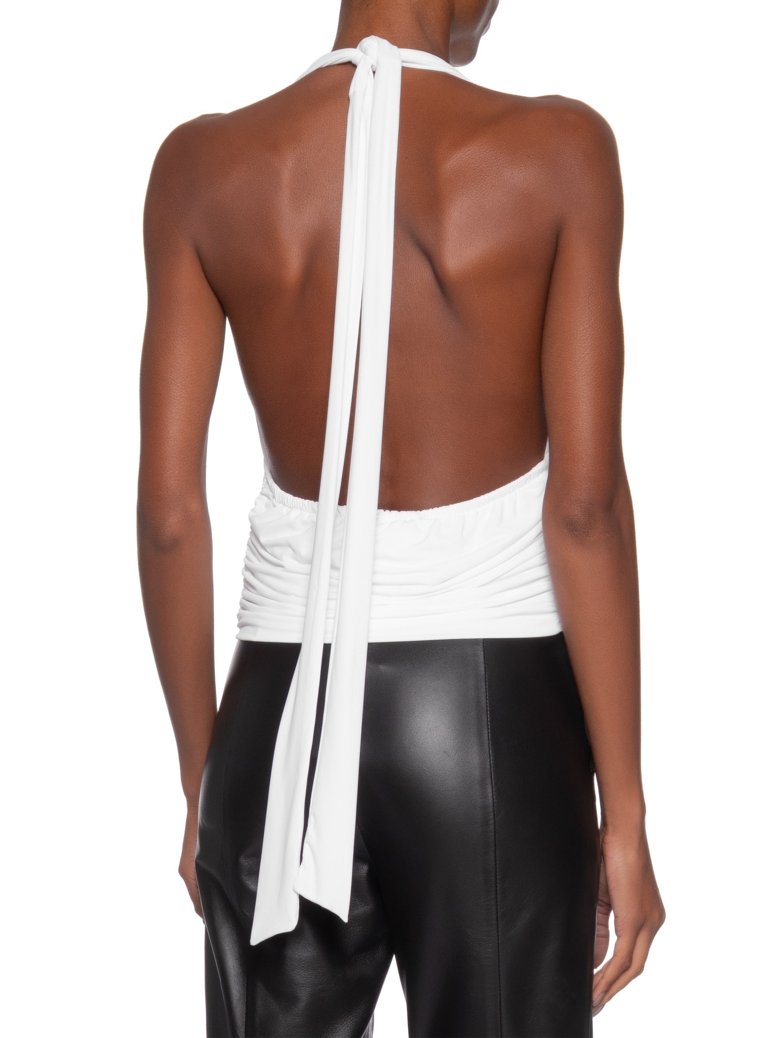 Blusa Feminina Frente Única Em Poliamida Branco Market 33