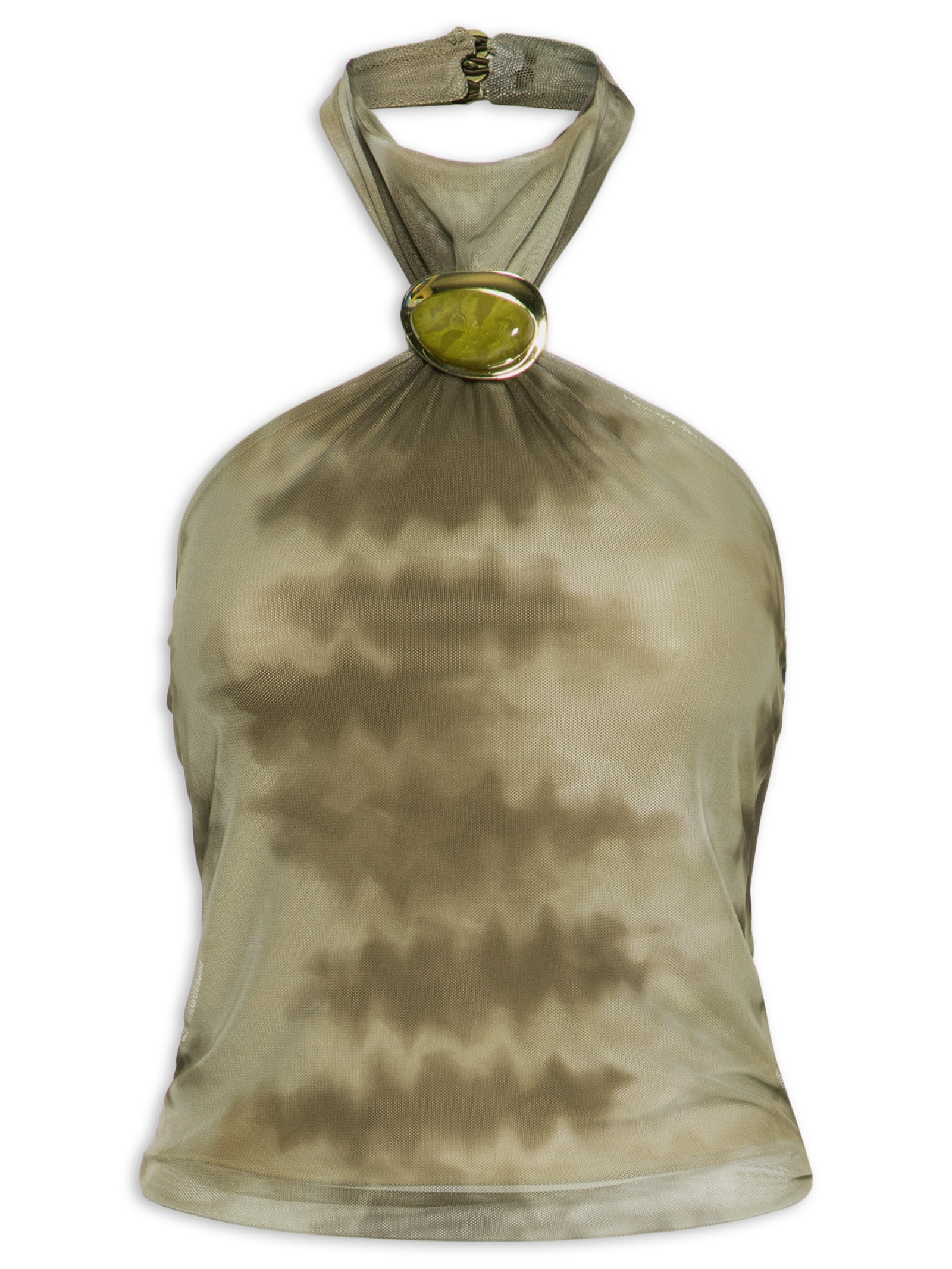 Blusa Feminina Frente Única Justa Marrom My Favorite