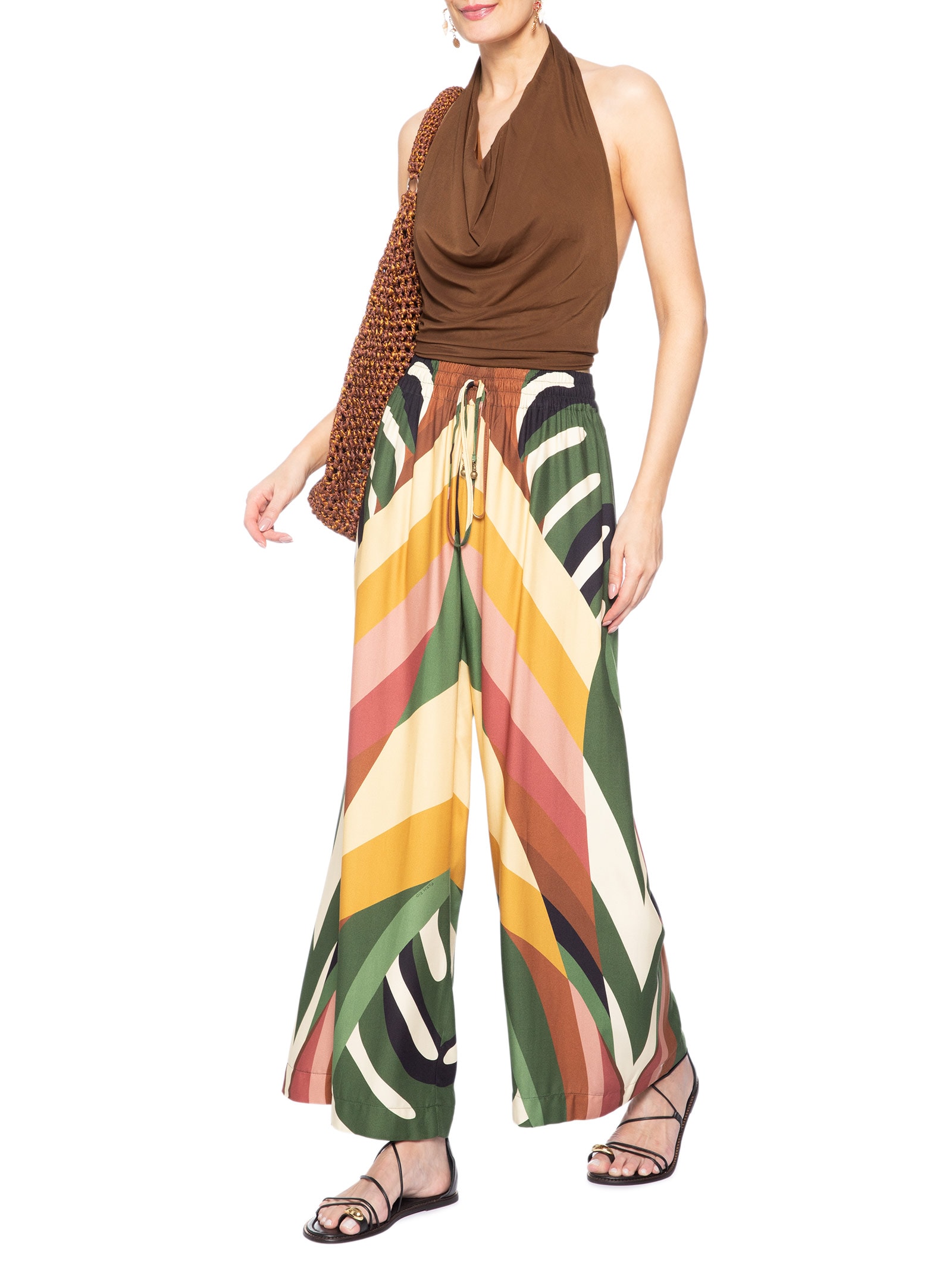 Blusa Feminina Frente Única Marrom Farm