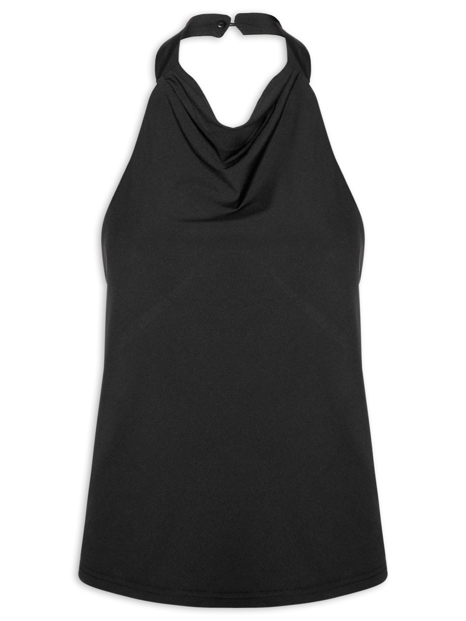 Blusa Feminina Frente Única Preto Market 33