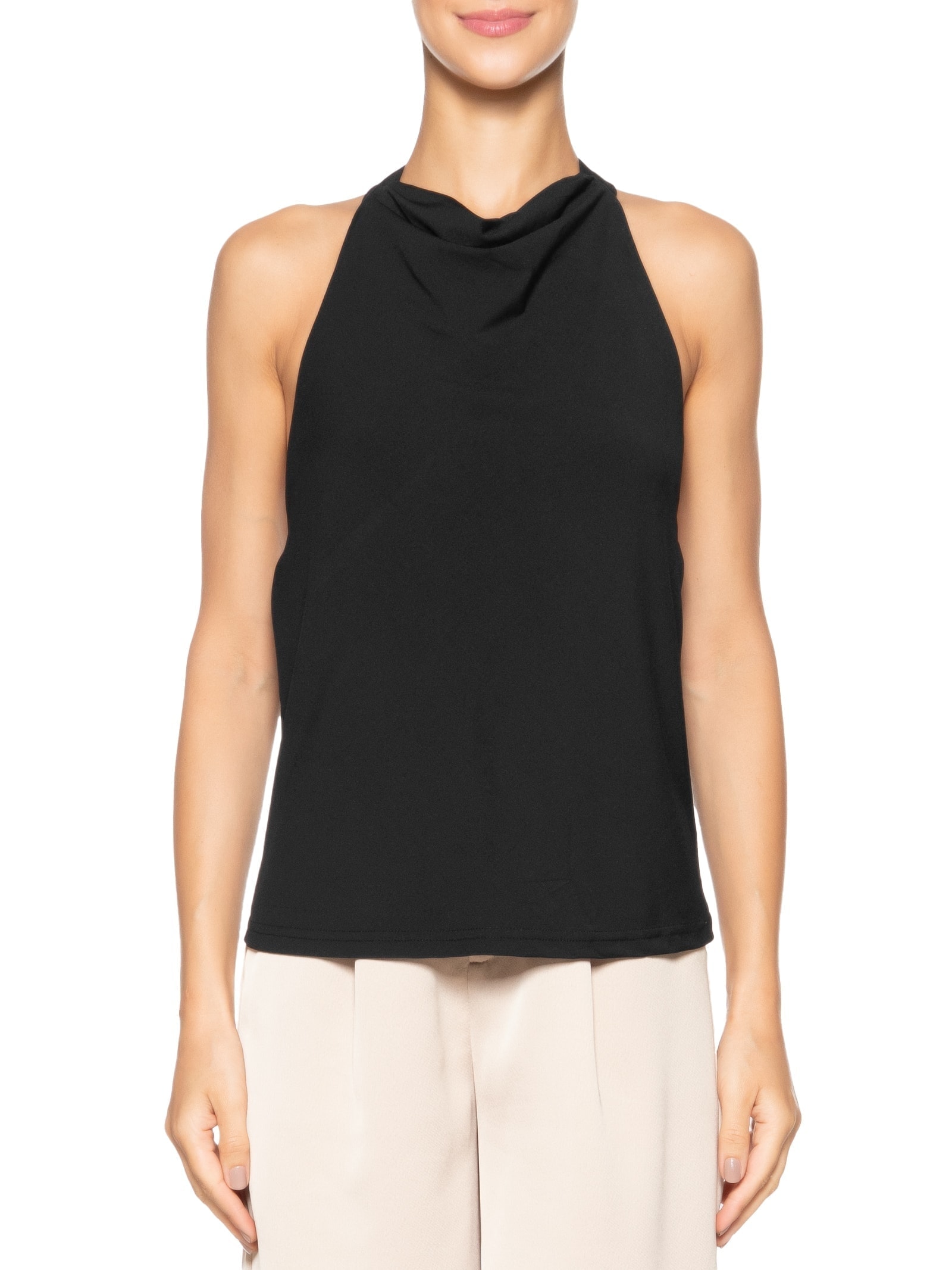 Blusa Feminina Frente Única Preto Market 33