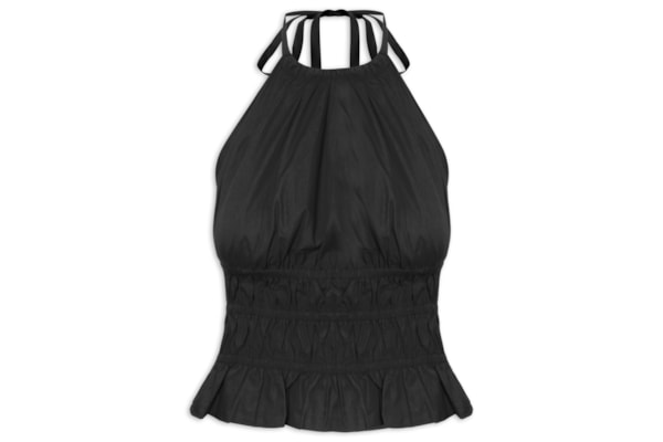 Blusa Feminina Frente Única - Preto