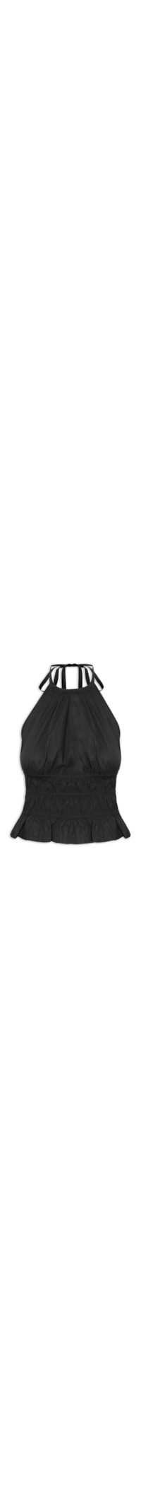 Blusa Feminina Frente Única - Preto