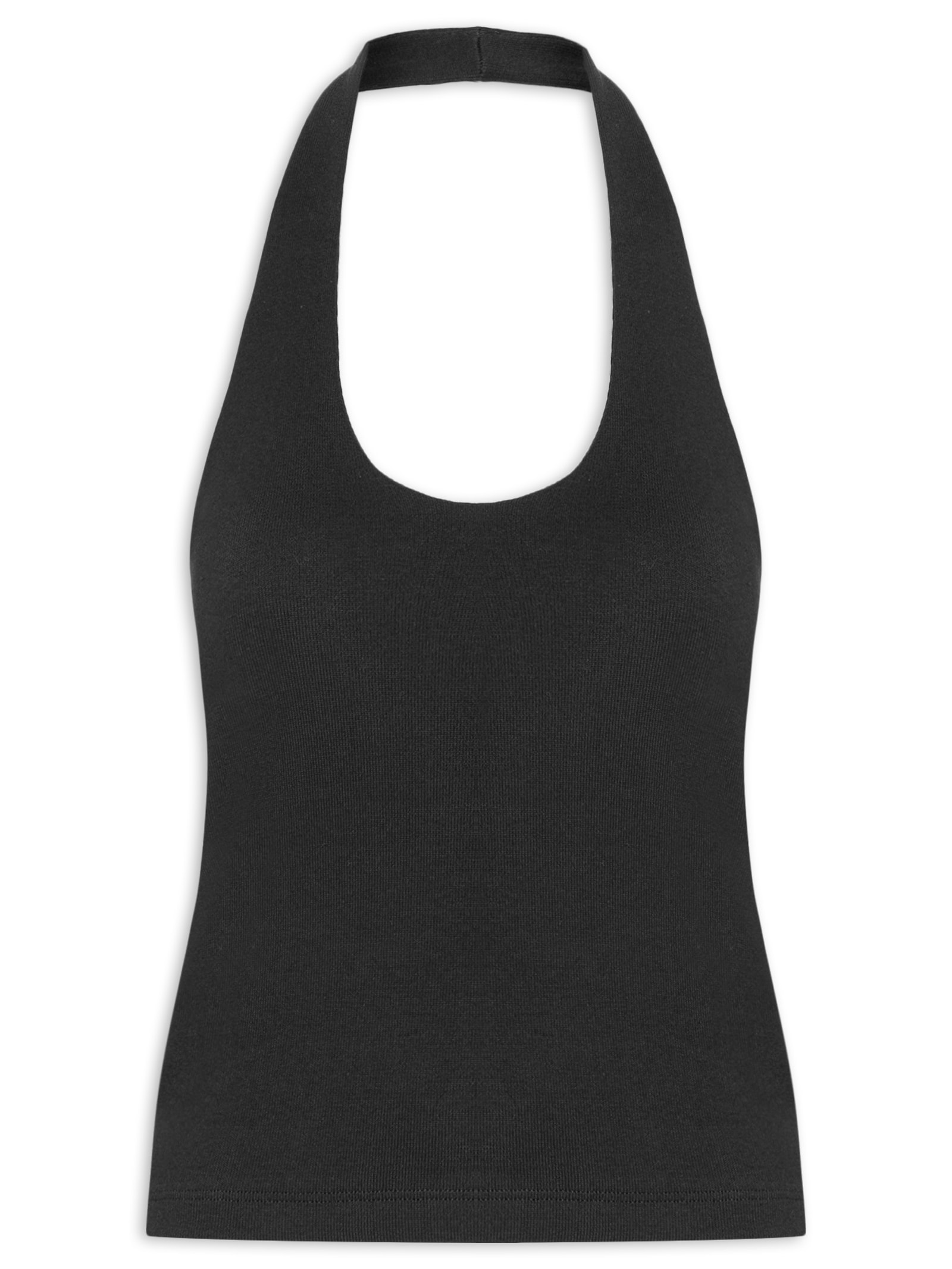 Blusa Feminina Frente Única Preto Animale Jeans