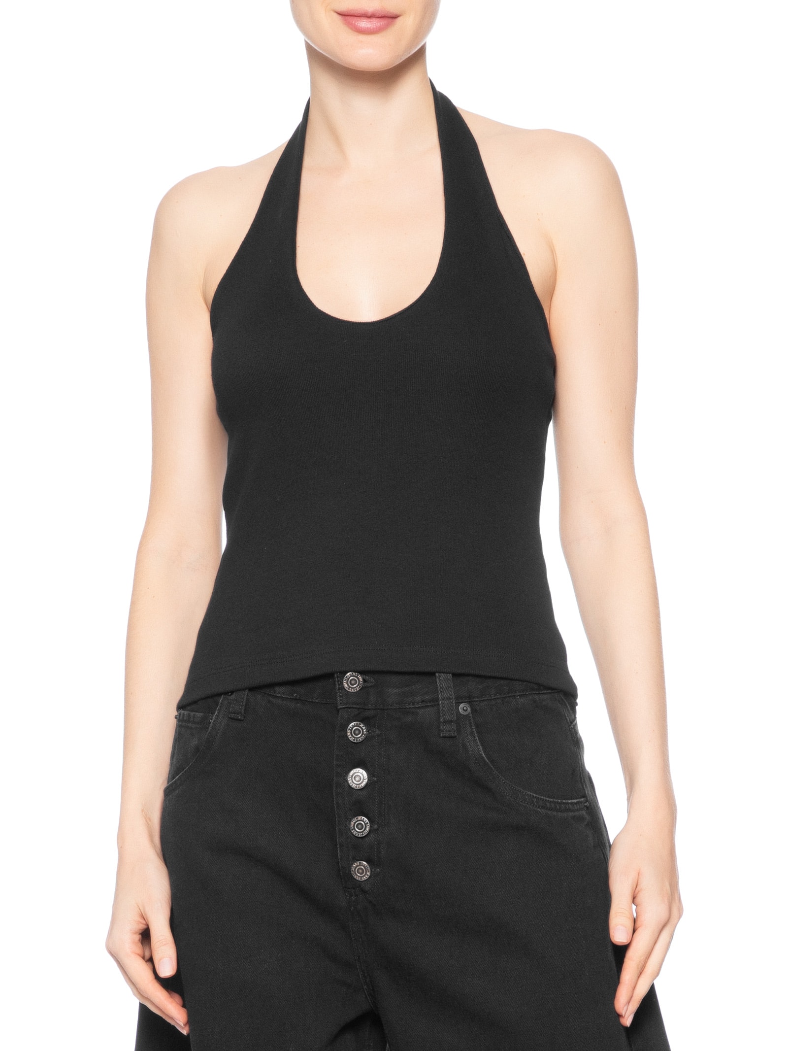 Blusa Feminina Frente Única Preto Animale Jeans