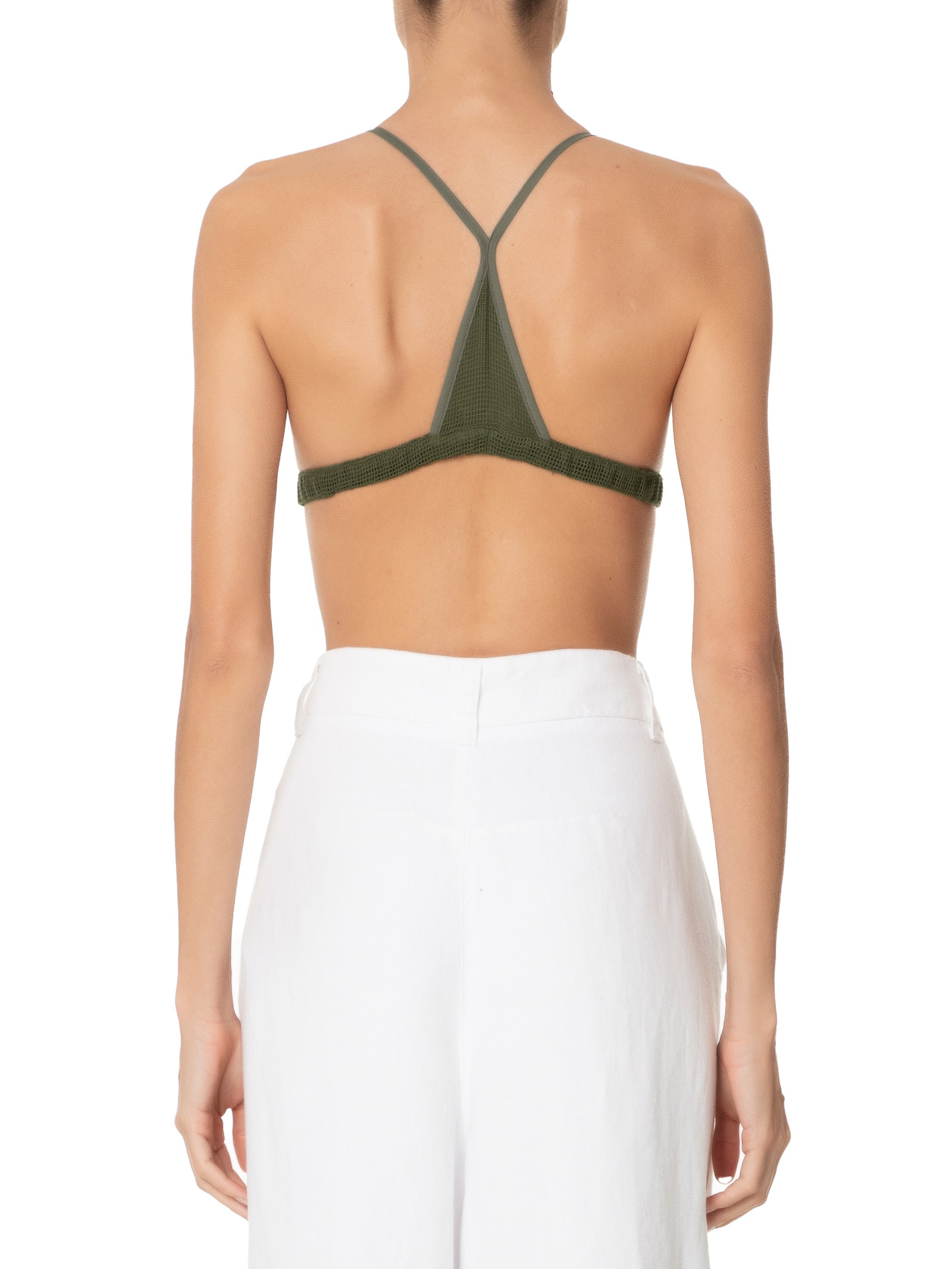 Blusa Feminina Frente Única Tela Verde Osklen