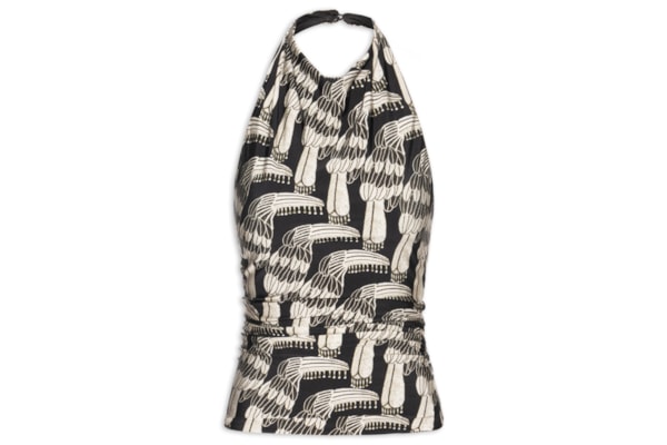 Blusa feminina Frente Única Tucanário - Preta