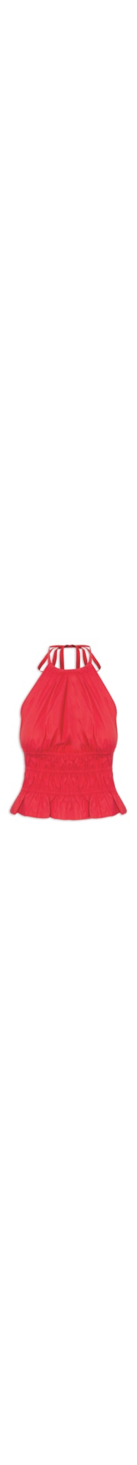 Blusa Feminina Frente Única - Vermelho