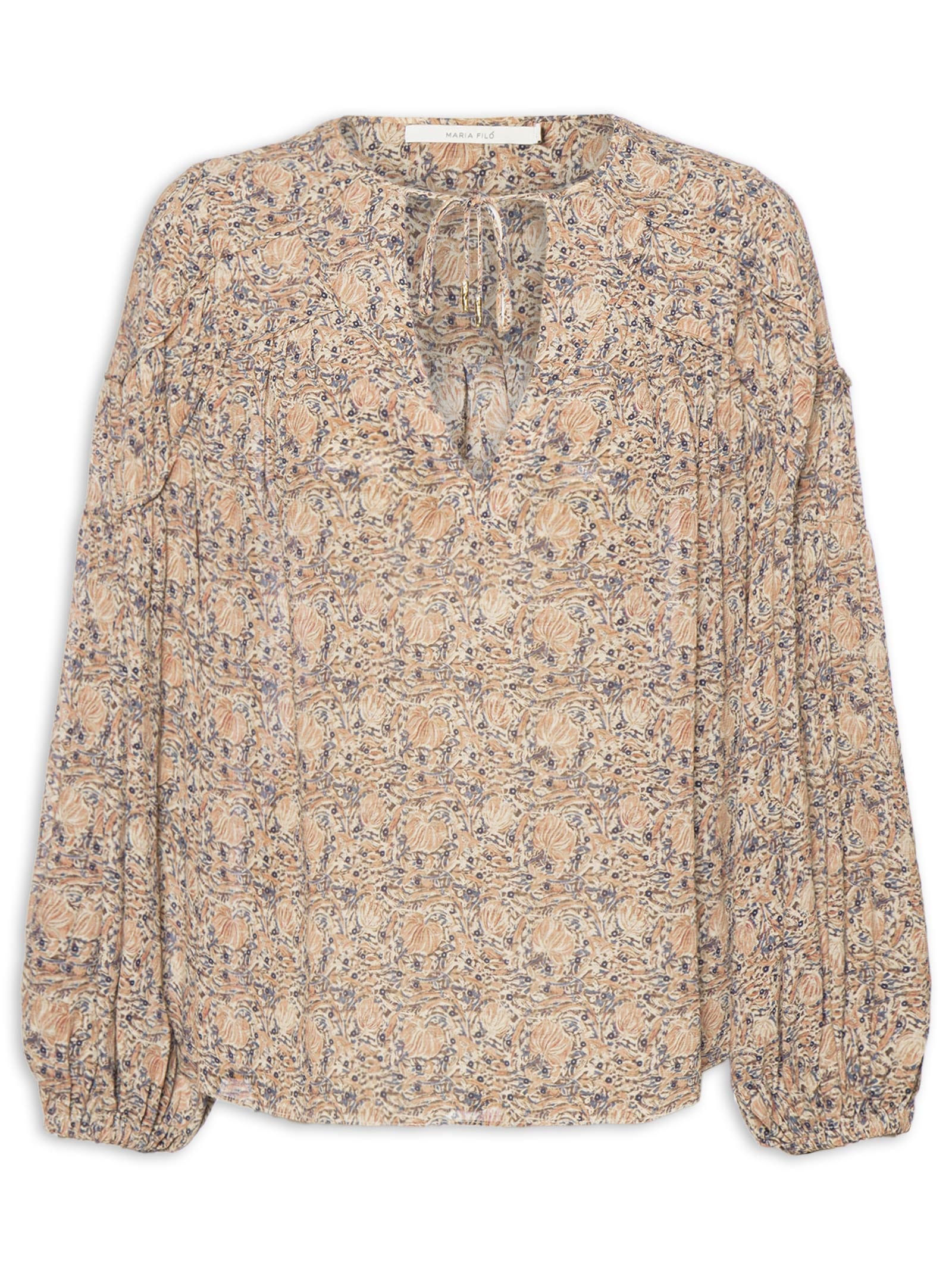 Blusa Feminina GGT Estampa Fable Bege Maria Filó