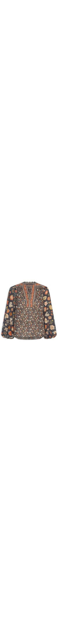 Blusa Feminina GGT Estampa Valentine Liberty - Azul