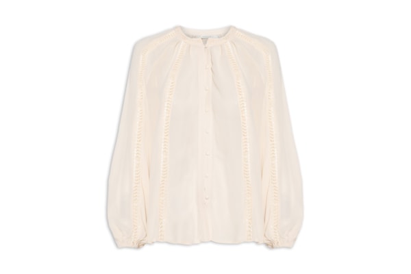 Blusa Feminina Ggt Mix De Renda - Bege