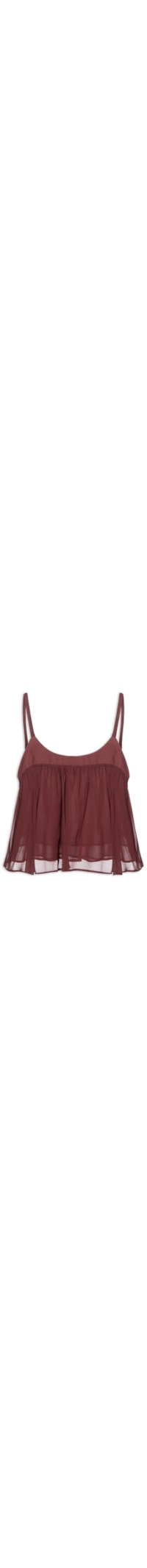 Blusa Feminina GGT Pala Tricoline - Vermelho