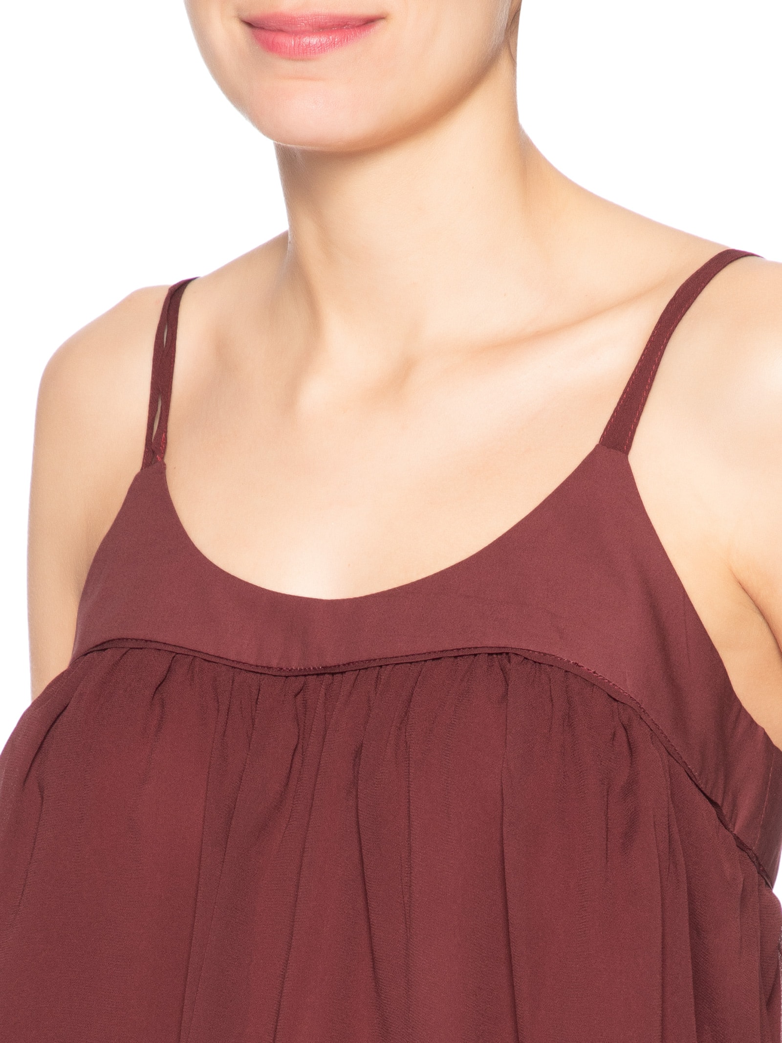 Blusa Feminina GGT Pala Tricoline Vermelho Animale Jeans