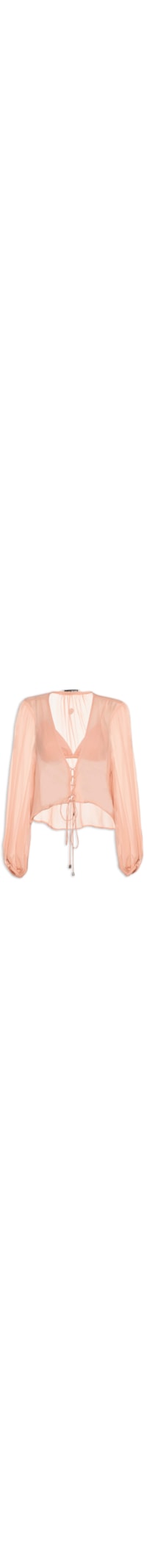 Blusa Feminina GGT Trançado Frente Feminina – Rosa