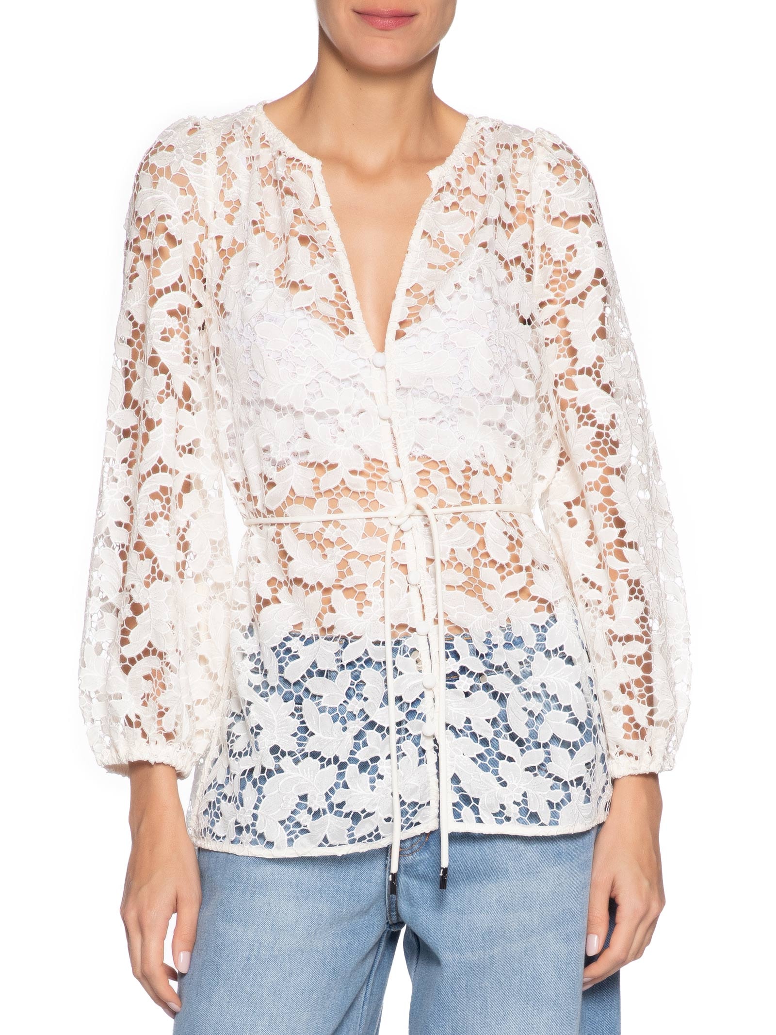 Blusa Feminina Gigi Longa Branco Le Lis