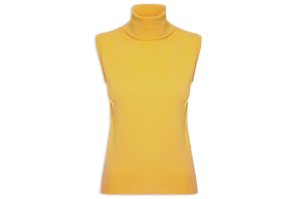Blusa Feminina Gola Alta Puro Cashmere - Amarelo